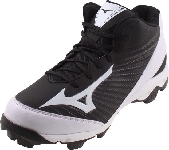 Mizuno Franchise 9 Mid - Sportschoenen - Korfbal - Gras - zwart/wit