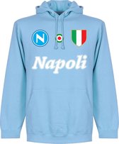 Napoli Team Hoodie - Lichtblauw - M