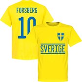 Zweden Forsberg Team T-Shirt 2020-2021 - Geel - L