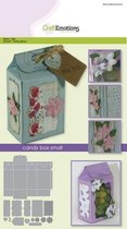 CraftEmotions Mal - candy box small Card A5 box 46x85x32 milimeter