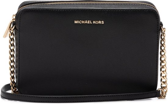 Foto: Michael kors jet set l dames crossbodytas zwart