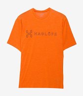 Haglöfs Ridge II t-shirt oranje Maat L