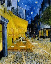 Diamond Painting Caféterras bij nacht Van Gogh 40x50cm. (Volledige bedekking - Ronde steentjes) diamondpainting inclusief tools