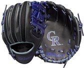 Wilson WTA02RB16 Jeugd Honkbalhanschoen 10 Inch MLB Team Rockies - Linkshandig vangen