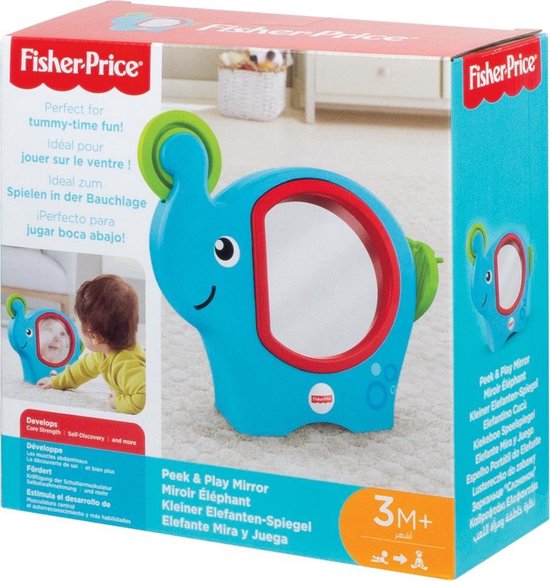 restaurant Stuwkracht Interesseren Fisher-Price Baby Spiegel olifant - Speelgoed voor motoriek | bol.com