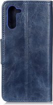 Shop4 - Samsung Galaxy Note 10 Hoesje - Wallet Case Cabello Donker Blauw