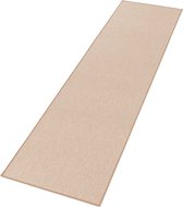 Tapis de passage uni Casual - beige 80x200 cm