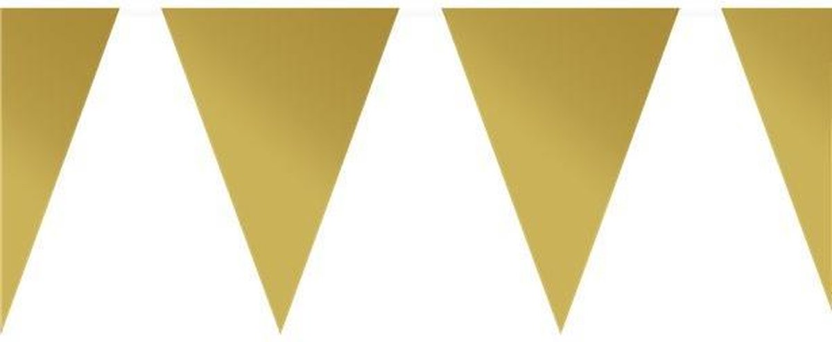 Amscan Vlaggenlijn Goud 10 Meter