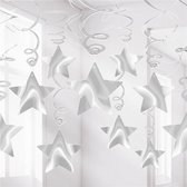 Amscan Swirls Zilver 60 Cm 30 Stuks