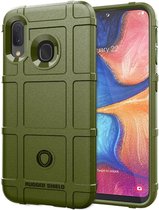 Samsung Galaxy A20e Anti-Shock TPU Hybride Hoesje Groen