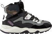 Vingino Gio Mid Hoge sneakers - Jongens - Zwart - Maat 39