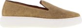 Tango | Luna 14-c taupe waxed suede loafer - bone white sole | Maat: 44