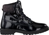 Ton & Ton Victoria Veterboots - Laarzen Met Veters - Meisjes - Blauw - Maat 27