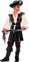 Wilbers & Wilbers - Piraat & Viking Kostuum - Le Buckanier Bruine Piraat - Jongen - Bruin - Maat 152 - Carnavalskleding - Verkleedkleding