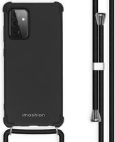 iMoshion Color Backcover met koord Samsung Galaxy A72 hoesje - Zwart