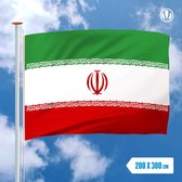 Vlag Iran 200x300cm - Glanspoly