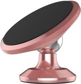 Xiaomi Redmi 8 Autohouder - Magneet - Rond - Telefoonhouder - Telefoon houder - 360 draaibaar -  telefoonhouder - Rosé - LuxeBass