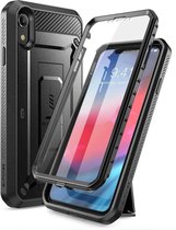 SUPCASE 360° Backcase Hoesje Met Screen Protector iPhone XR - Zwart