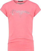 Vingino T-shirt Essentials Met Logo Meisjes Katoen Koraal Mt 92