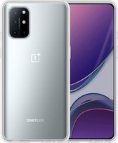 OnePlus 8T Hoesje Transparant Case - OnePlus 8T Case Siliconen Hoesje Cover - Transparant