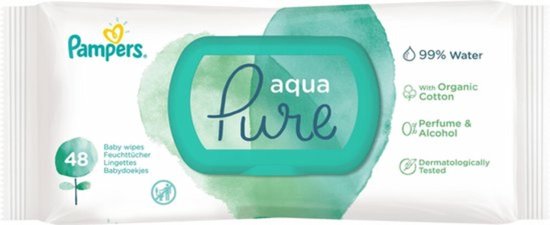 Pampers Aqua Pure Billendoekjes