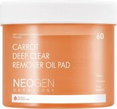 Dermalogy Carrot Deep Clear Remover Oil Pad [60 sheets]/ 150 ml