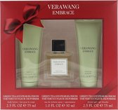Vera Wang Embrace Green Tea & Pear Blossom 3 Piece Set : Eau De Toilette 30ml Shower Gel 75ml Body Lotion 75ml