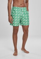 Merchcode Coca Cola - Sprite Logo Swim shorts - S - Groen