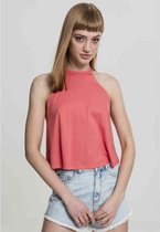 Urban Classics Mouwloze top -XS- Neckholder Roze