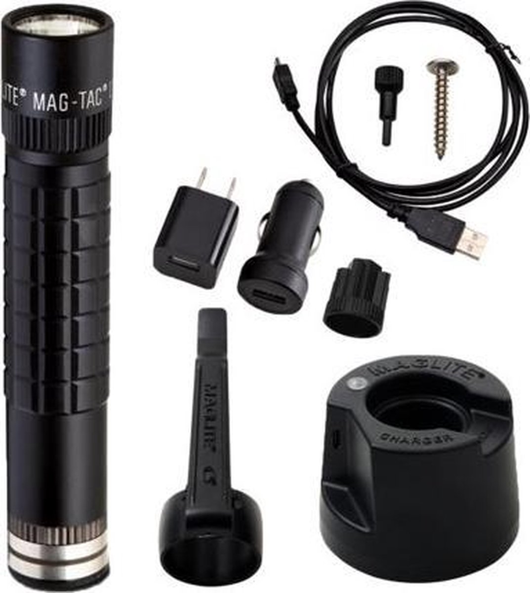 Maglite MAG - TAC LED oplaadbare zaklamp - Zwart
