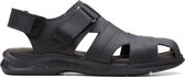 Clarks - Heren schoenen - Hapsford Cove - G - black tumbled leather - maat 8,5