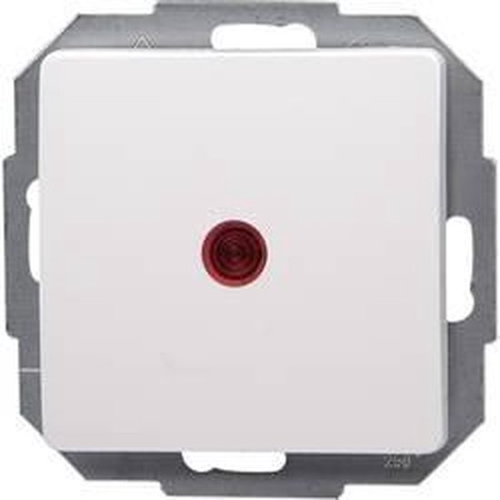 KOPP - Controleschakelaar - Paris HK05 - Inbouw - 1-voudig Enkel Schakelaar - Arctic Glans Wit
