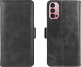 Oppo Reno 4 Pro 5G Hoesje - Mobigear - Slim Magnet Serie - Kunstlederen Bookcase - Zwart - Hoesje Geschikt Voor Oppo Reno 4 Pro 5G