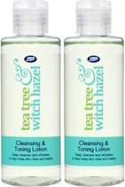 Boots Tea Tree & Witch Hazel Cleansing and Toning Lotion 2x150ml