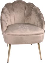 Velvet Fauteuil Jaimee Teal Blue