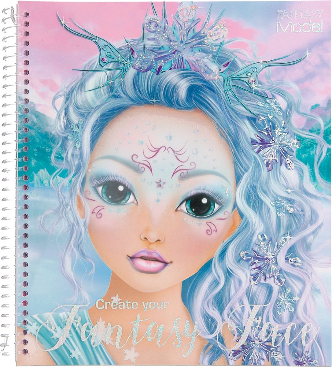 Top Model - Create Your Fantasy Face Colouring Book (0411240) /Arts and Crafts