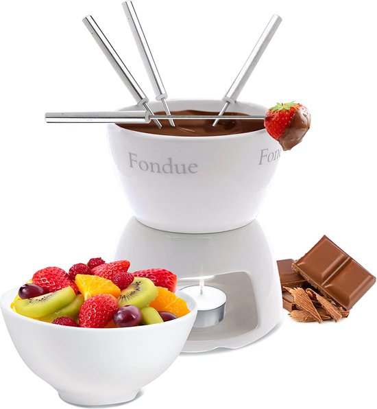 Service à fondue MDO - Casserole à fondue - Fondue au chocolat - Casserole  à fondue... | bol.com