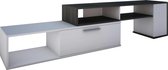 Trasman- TV Meubel Tv-meubel Whale  - 170cm - Wit; Grijs