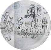 Zak!designs Dinerbord Disney Classic Gang Junior 25,5 Cm Grijs