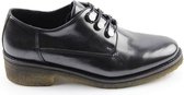 Via vai shoes - dames veterschoen - zwart - maat 39