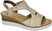 Rieker -Dames -  goud - sandalen - maat 39