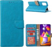 Samsung Galaxy A02S - Bookcase Turquoise - portemonee hoesje