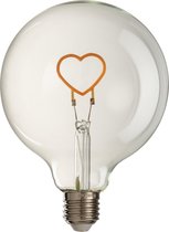 J-Line Ledlamp In Doos Hartje Glas Geel/Transparant E27