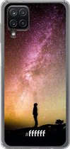 6F hoesje - geschikt voor Samsung Galaxy A12 -  Transparant TPU Case - Watching the Stars #ffffff