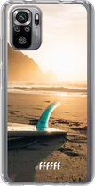 6F hoesje - geschikt voor Xiaomi Redmi Note 10S -  Transparant TPU Case - Sunset Surf #ffffff