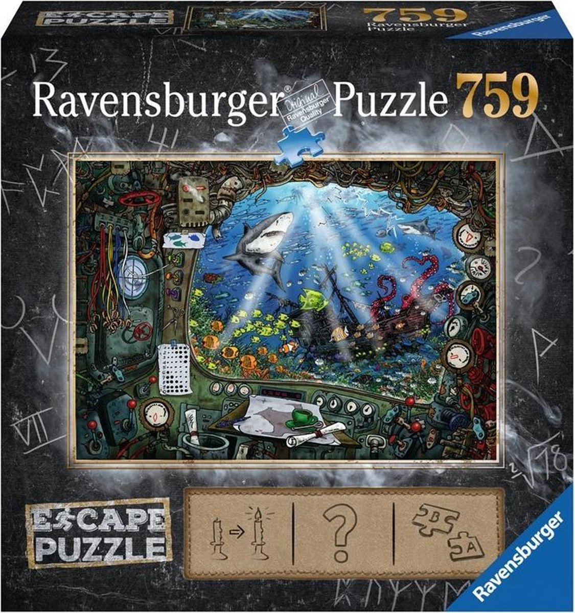 Ravensburger Escape Puzzle 4 Submarine - 759 stukjes