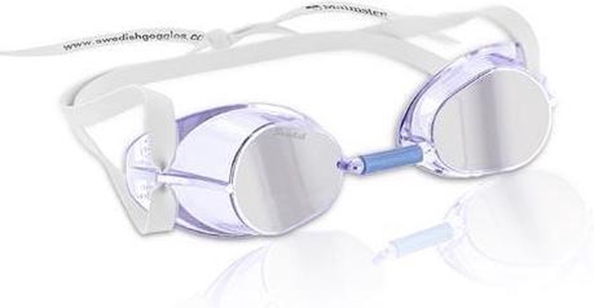 Malmsten Zwembril Jewel Collection Unisex Wit/blauw One-size