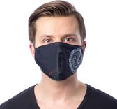 Poizen Industries Masker VIKING RUNE Mondkapje Zwart