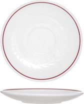 Restaurant Bordeaux Dinerbordje - Ondertas - Broodbordje - Ø 14cm