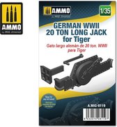 German WWII 20 ton Long Jack for Tiger - Scale 1/35 - Ammo by Mig Jimenez - A.MIG-8119